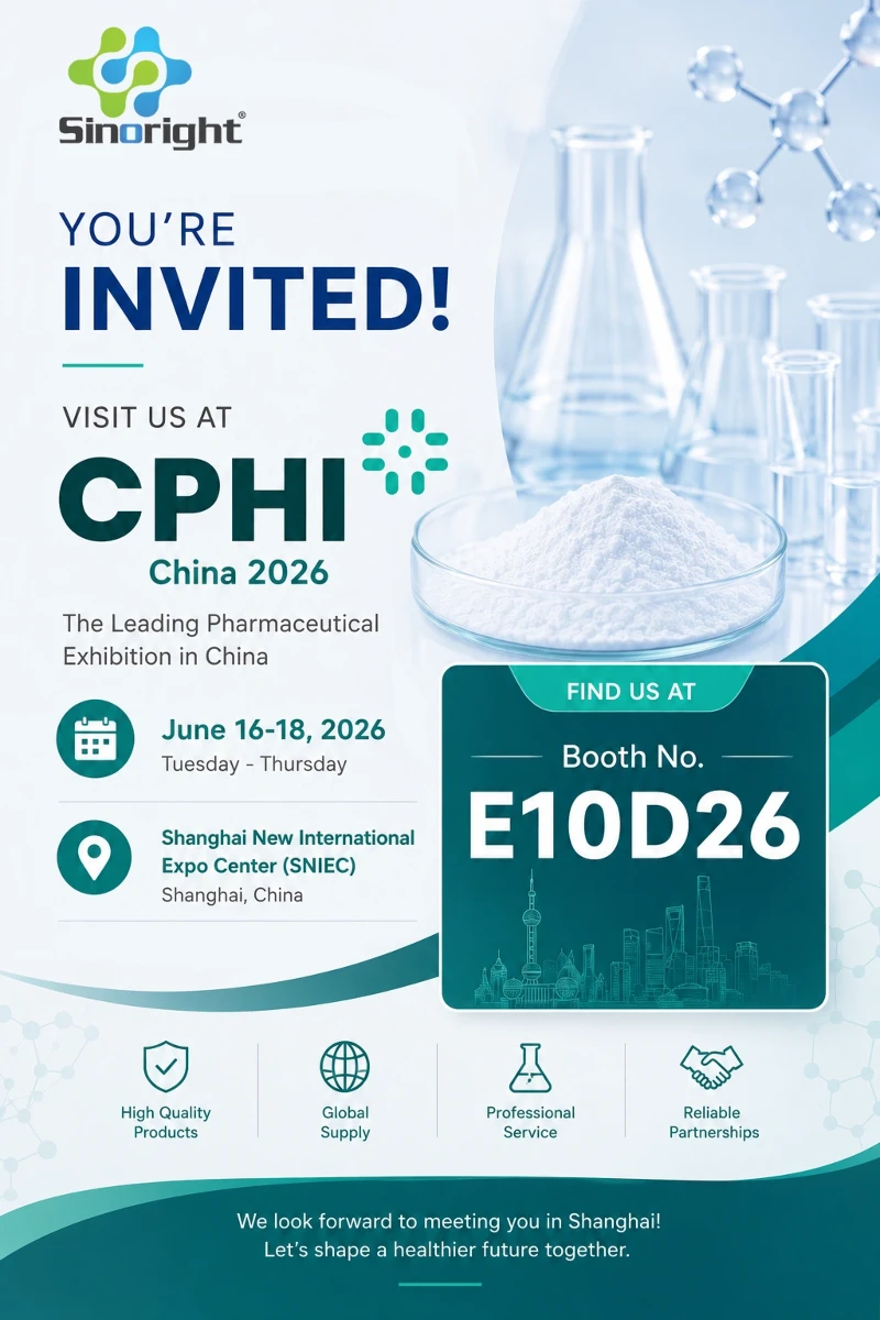 CPHI China 2026 Invitation - Sinoright CPHI China 2026 Invitation - Sinoright
